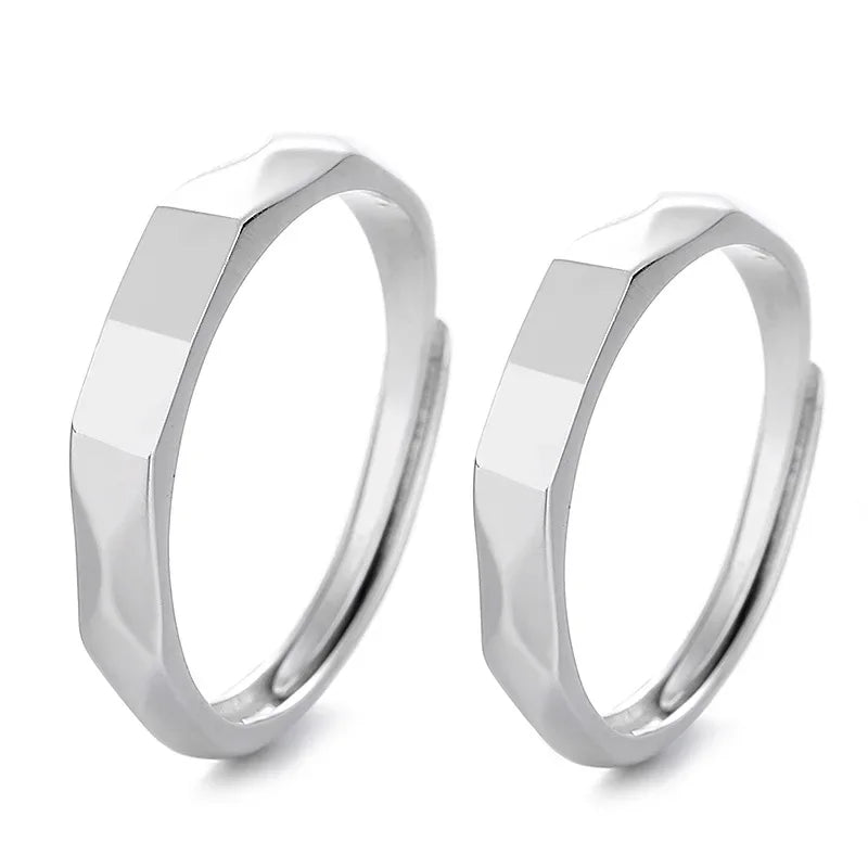 Jeulian™️ Adjustable "Love Projection Ring" Women & Men Sterling Silver