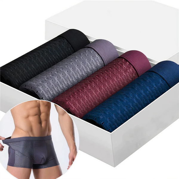 Last Day Of Sale! 60% OFF! BAMBOO FIBRE BOXER SHORTS - FOR ALL-DAY COMFORT