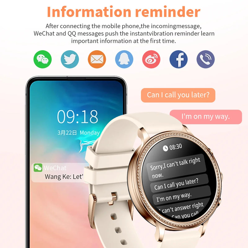 Last Day Of Sale! 60% OFF! | LIGE™️ 360 SmartLady Smart Watch For Women