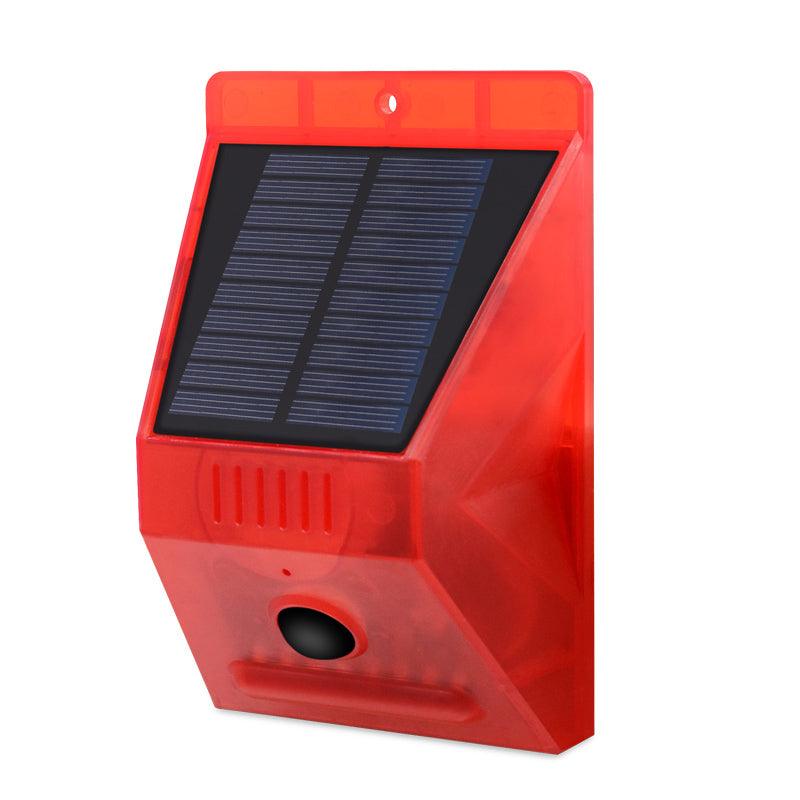 129db Police Grade Solar Burglar Alarm Light With Remote Control - ClickerMans