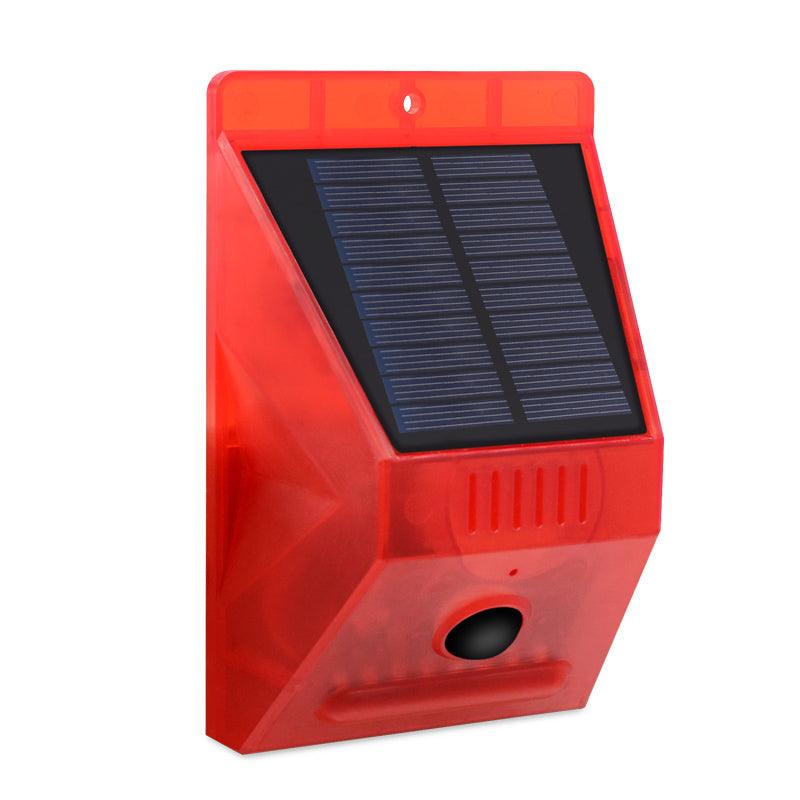 129db Police Grade Solar Burglar Alarm Light With Remote Control - ClickerMans