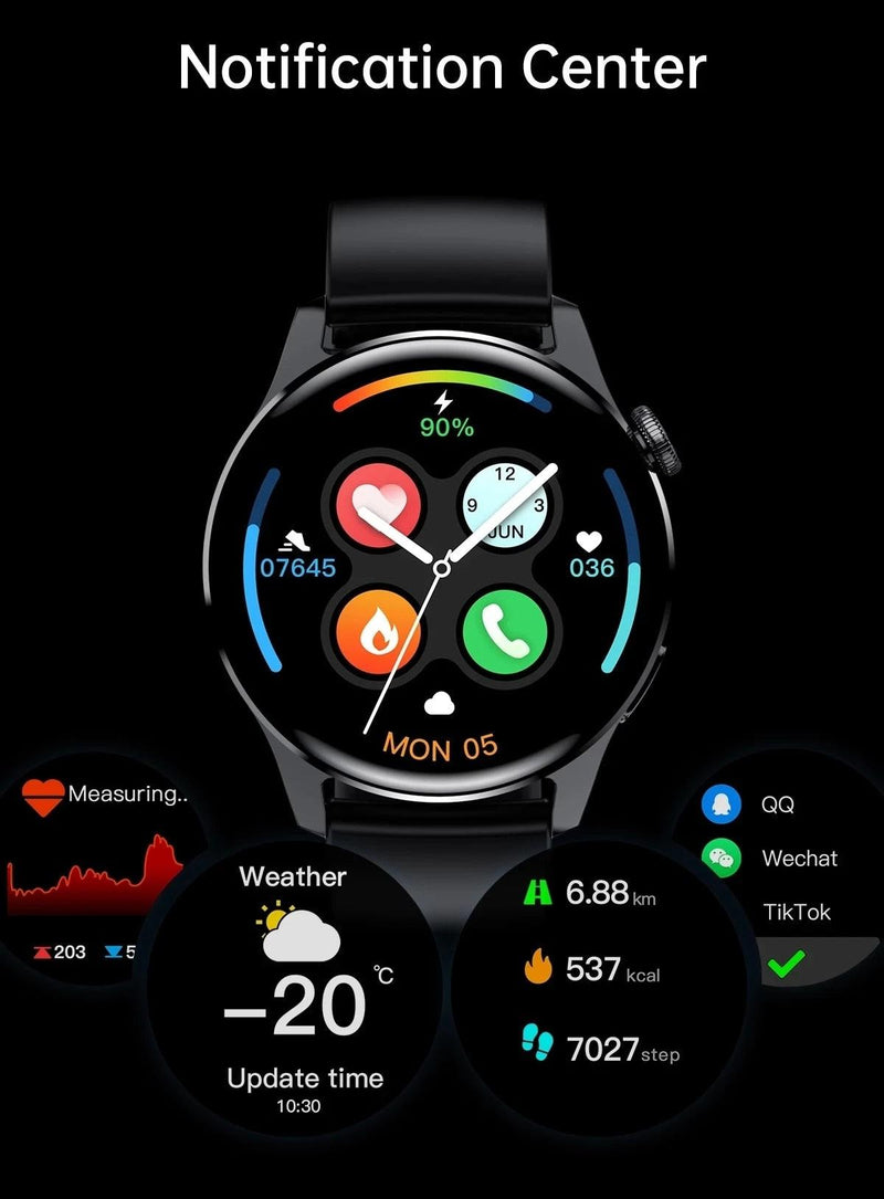 I29 Men's Waterproof Smart Watch With Bluetooth Call - ClickerMans