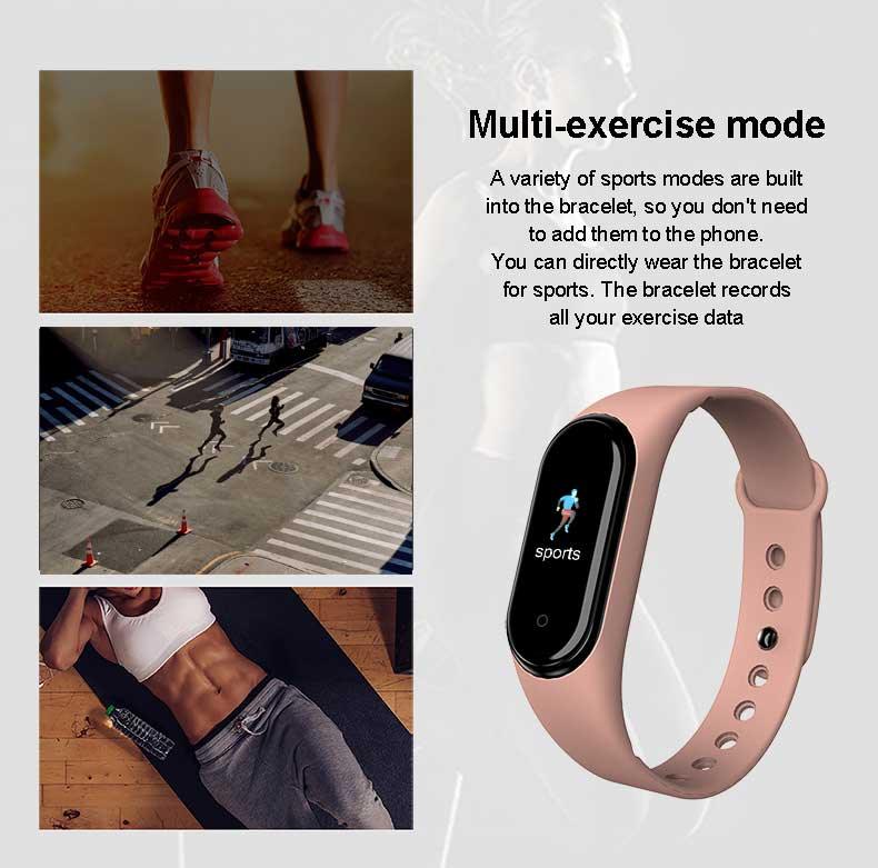 M5 Sport Band Fitness Tracker Smart Watch - ClickerMans