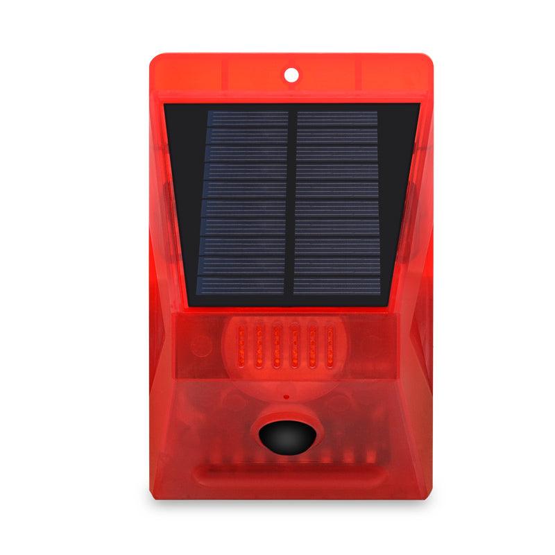 129db Police Grade Solar Burglar Alarm Light With Remote Control - ClickerMans