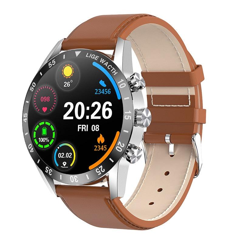 [NEW] LIGE Men's Business Smart Watch With Bluetooth Calling - ClickerMans