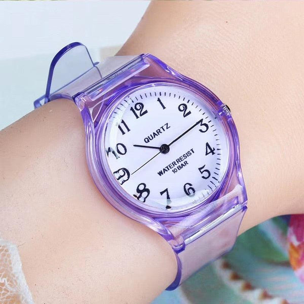 WOKAI Women's Transparent Silicone Jelly Quartz Watch - ClickerMans