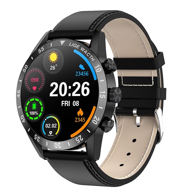 [NEW] LIGE Men's Business Smart Watch With Bluetooth Calling - ClickerMans